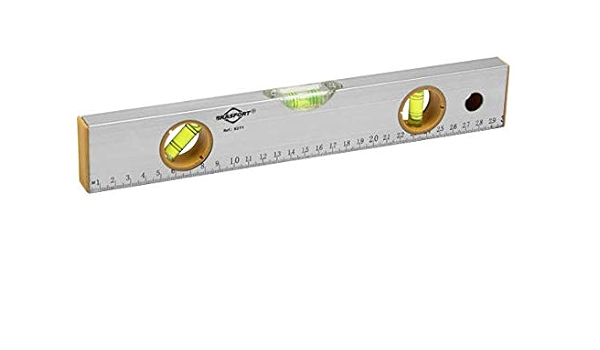 NIVEL ALUMINIO 12 30CM BASE MAG BRASFORT