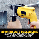 Furadeira de Impacto 1/2" (13 mm) 800W 220V DW508S-B2 V.V.R. - Dewalt
