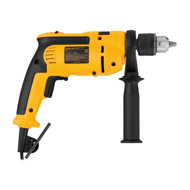 Furadeira de Impacto Dewalt 1/2" DWD502B2 V.V.R. 750W 220V
