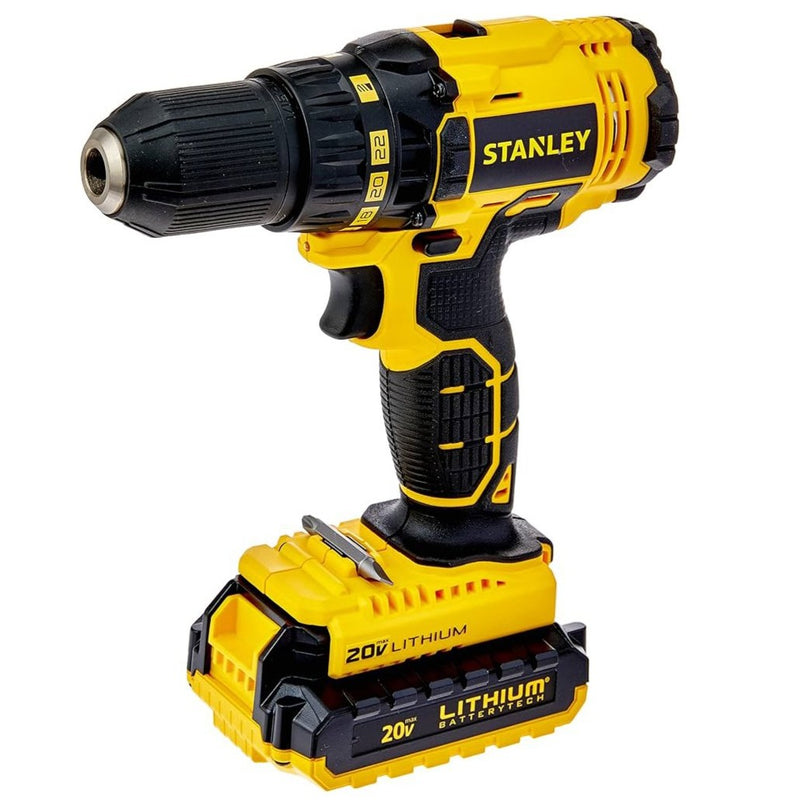 Paraf/Furad de Impacto 1/2" (13 mm) 20V Max Íon de Lítio 2 Bateria 1,5AH SBH20S2 - Stanley